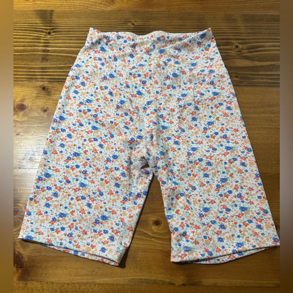 Aeropostale Colorful Floral Athletic Shorts